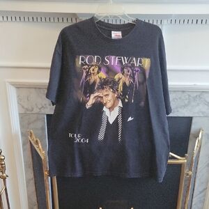 Vtg Rod Stewart 2004 Concert Tee-shirt